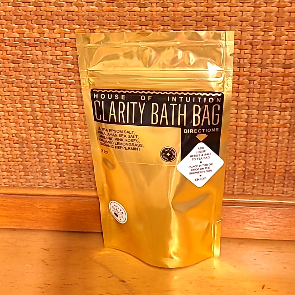 House of Intuition ♤ Clarity Bath Bag ◇ Herbal ♧ 100% Natural